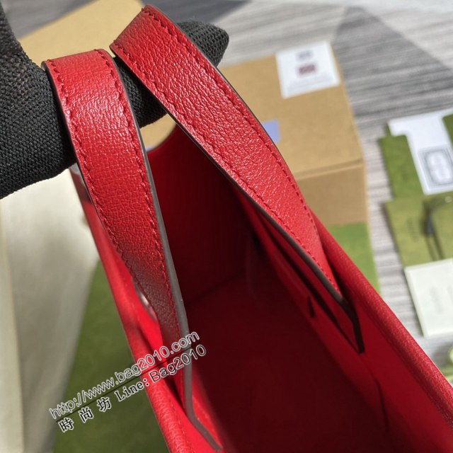 Gucci新款女包 古馳GG系列2021新款兒童托特購包購物袋 Gucci方形復古手提袋肩背包 605614  ydg3218